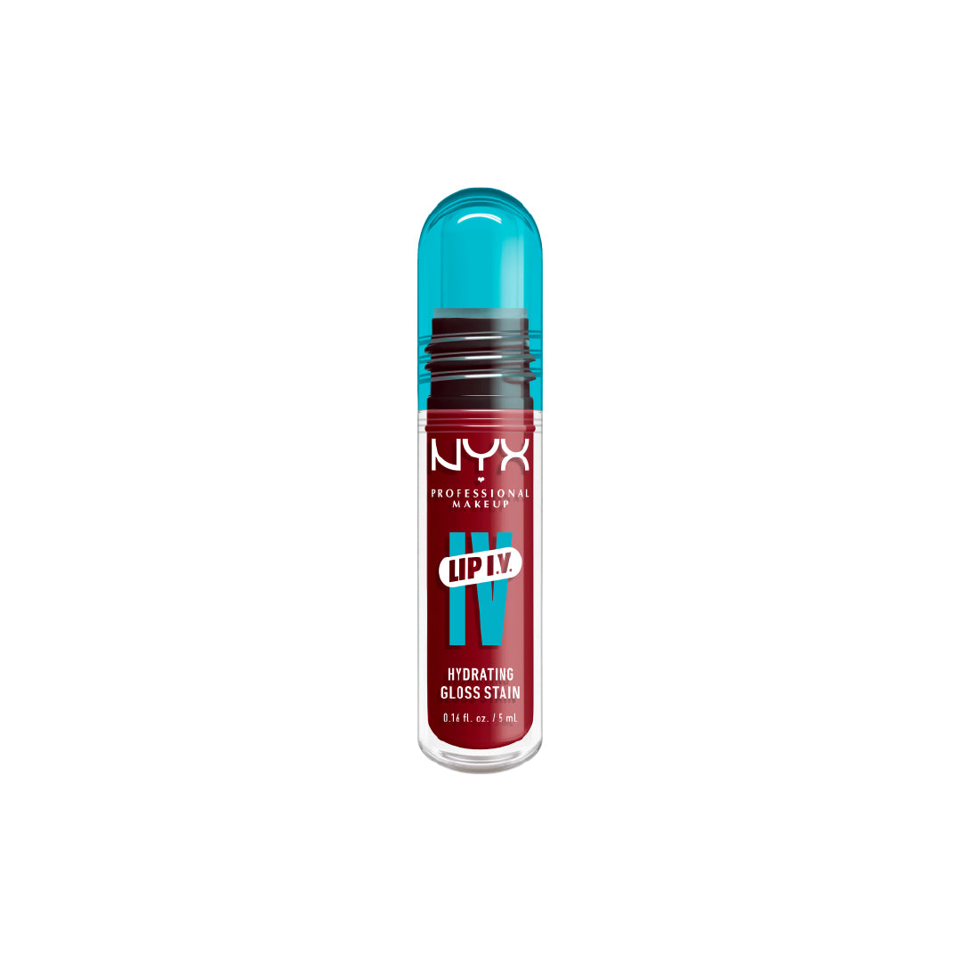 Lip IV Hydrating Gloss Stain, Lip Gloss, Up to 12HR Hydration, High Pigment, Wet Shine Finish