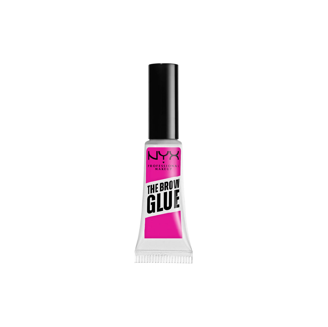 The Brow Glue Extreme Hold Eyebrow Setting Gel, 16 Hour Hold, Vegan Formula, Natural Finish, Brush Applicator