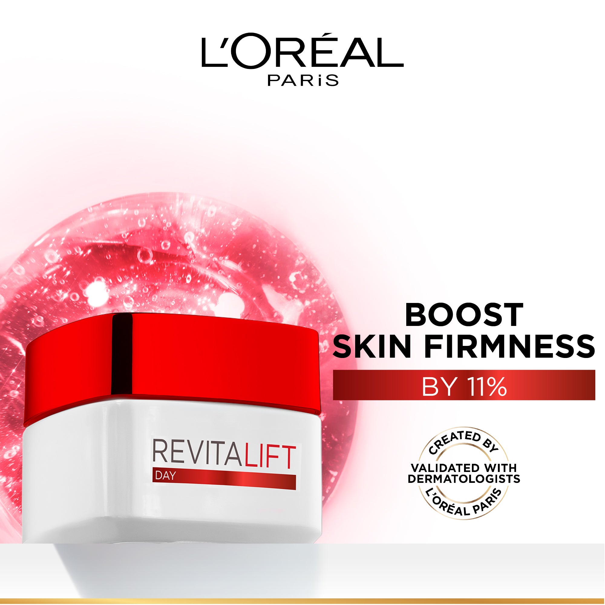 L’Oréal Paris, Revitalift Hydrating and Moisturizing Day Cream, for Wrinkles Reduction and  Skin Elasticity Improvement, Formulated with Pro-Retinol, 50ml