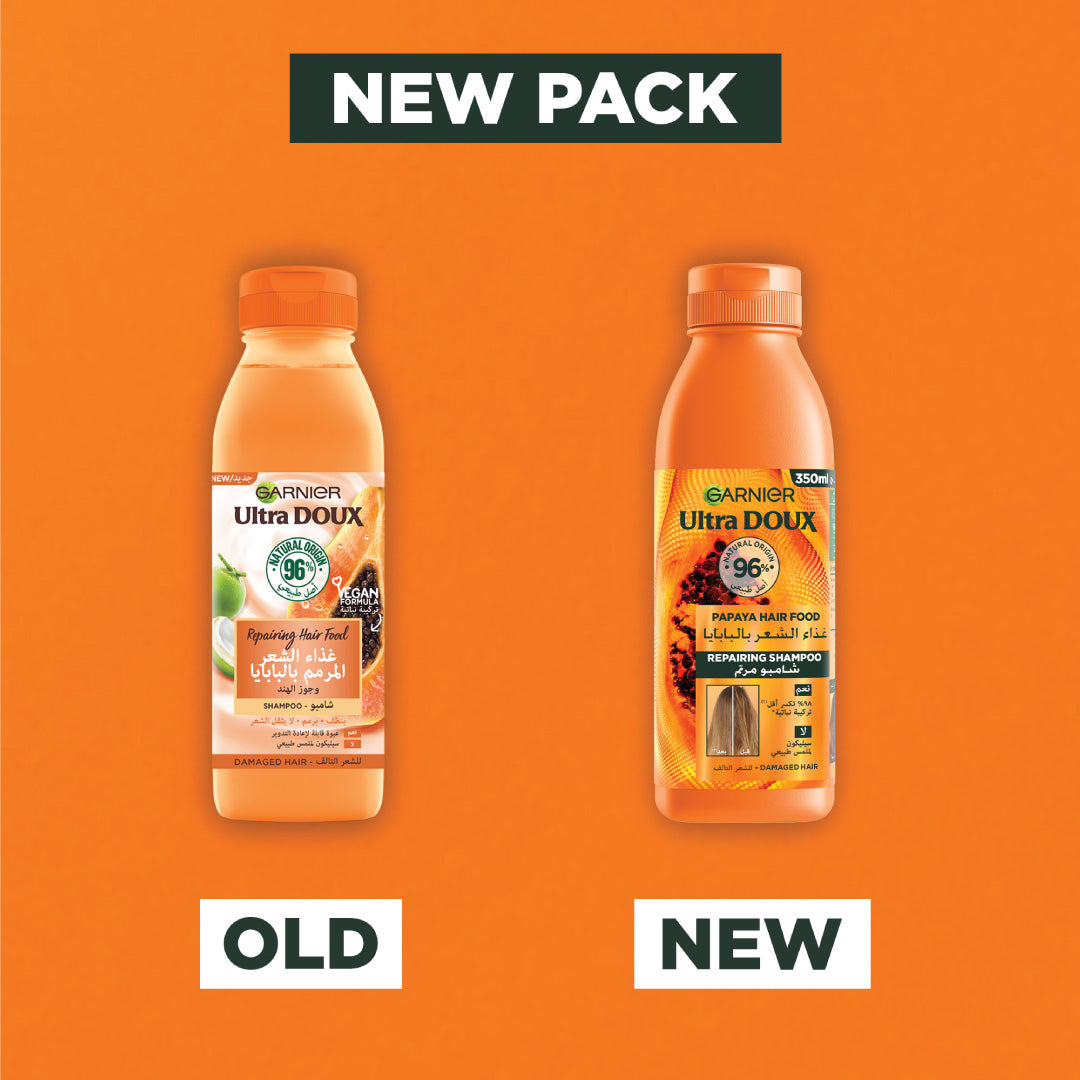 Ultra Doux Vegan Hair Food Papaya & Amla Shampoo