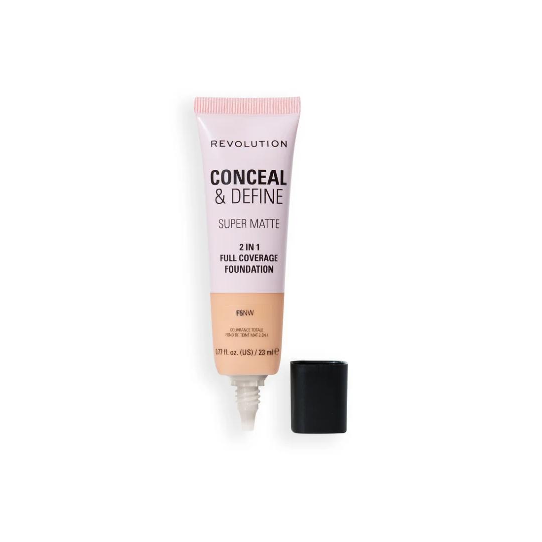 Revolution Conceal and Define Full Cover Tube Foundation