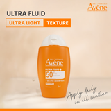 Ultra Fluid Invisible SPF 50 Sunscreen - Ultra Light Texture Pack of 2