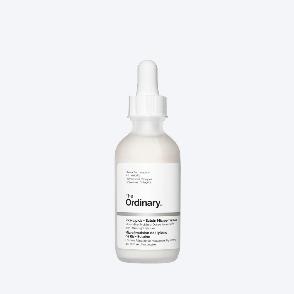 Rice Lipids + Ectoin Microemulsion Moisturizer for Dry Skin