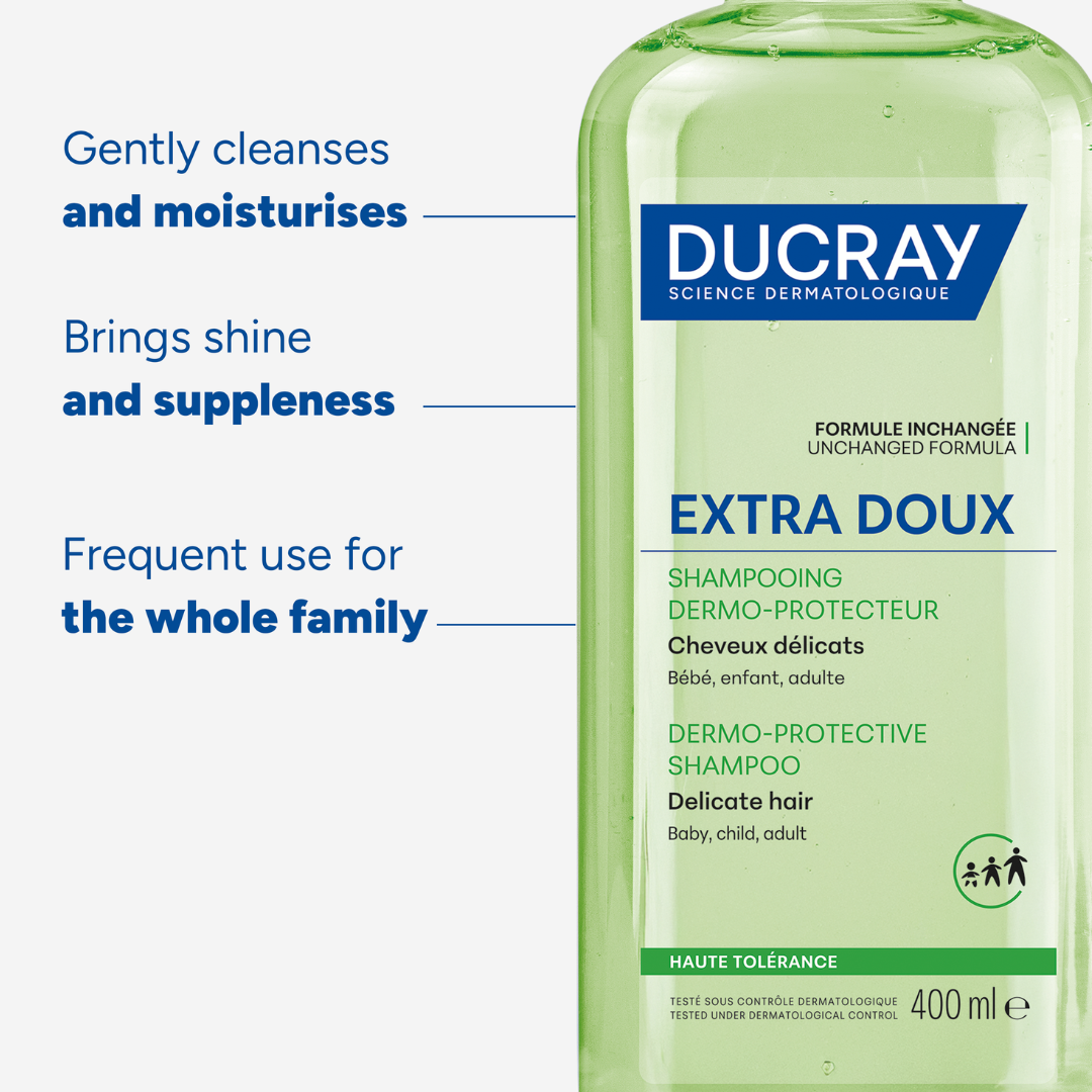 Extra-Doux Shampooing Dermo-Protecteur 400ml Trio Pack
