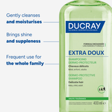 Extra-Doux Shampooing Dermo-Protecteur 400ml Trio Pack