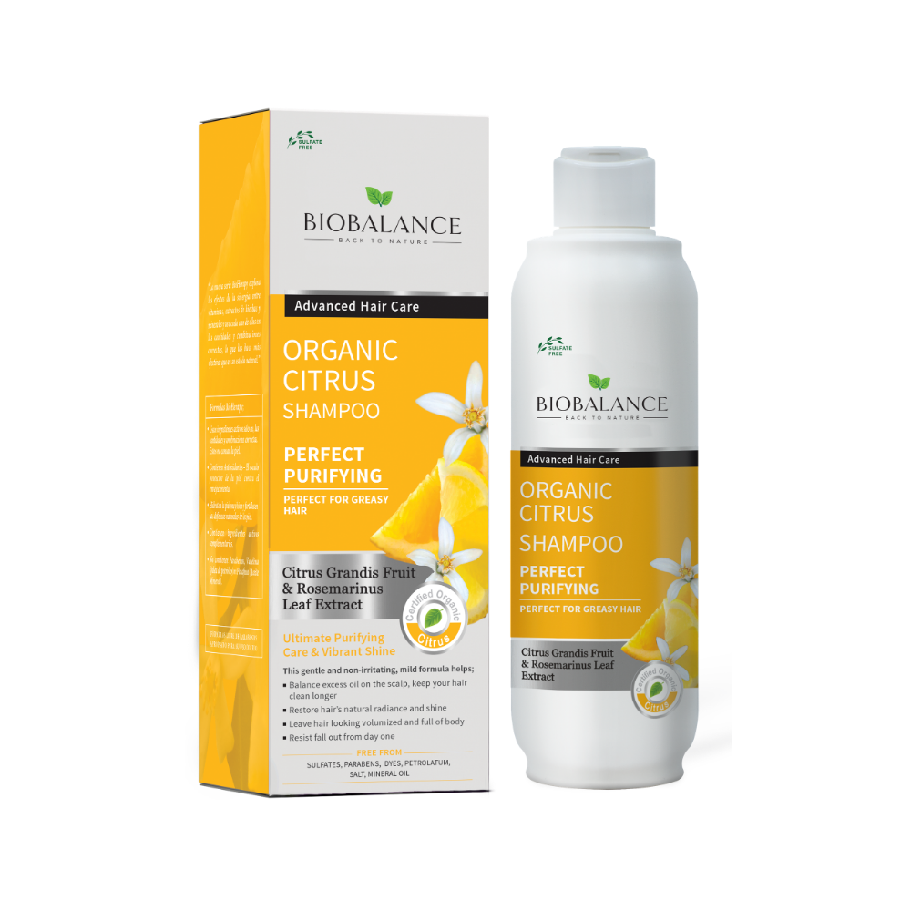 Organic Citrus Shampoo For Greasy Hair