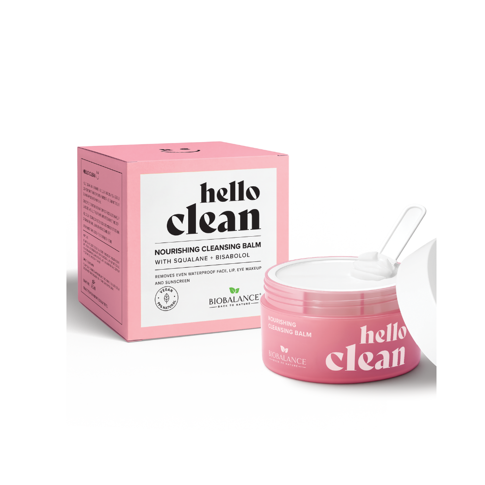 Hello Clean Nourishing Cleansing Balm With Squalane + Bisalobol