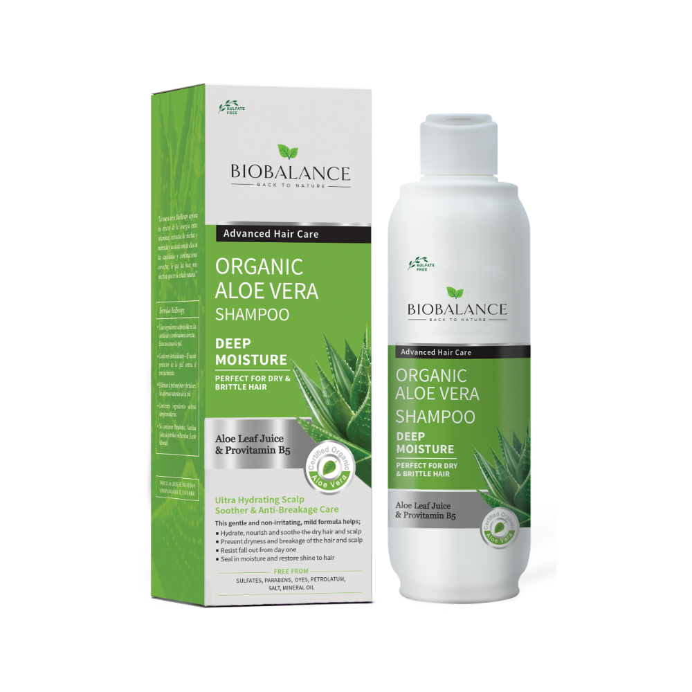 Organic Aloe Vera Shampoo Perfect For Dry & Brittle Hair