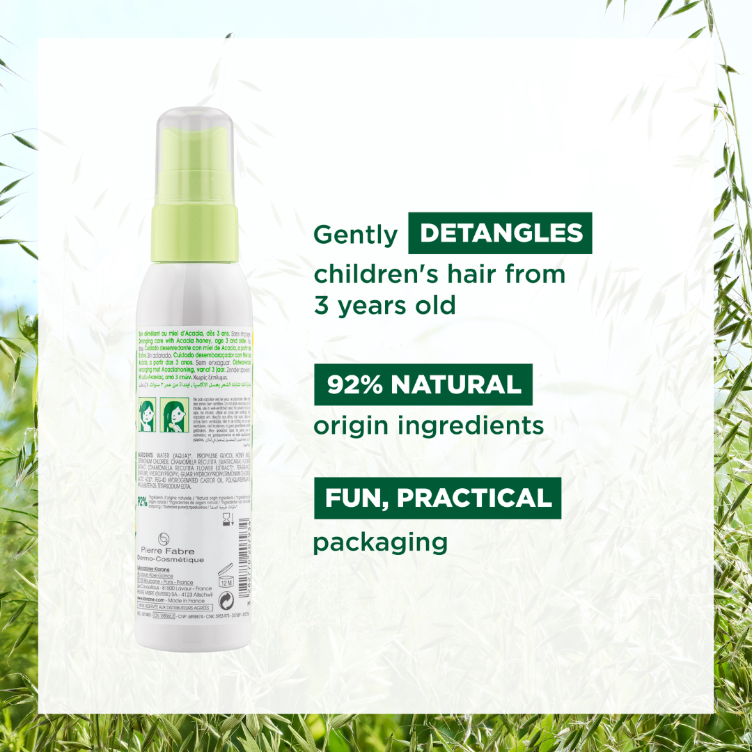 Klorane Junior Detangling Care with Acacia Honey, 125ml