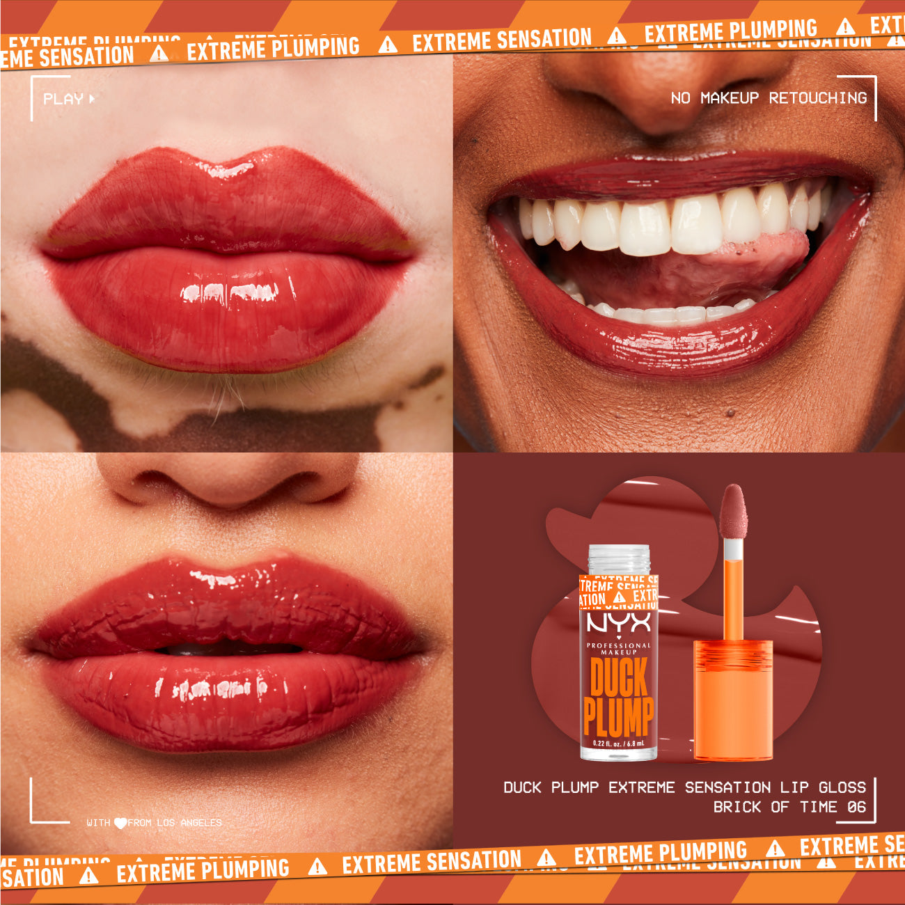 Duck Plump High Pigment Lip Gloss, Lip Plumper Gloss