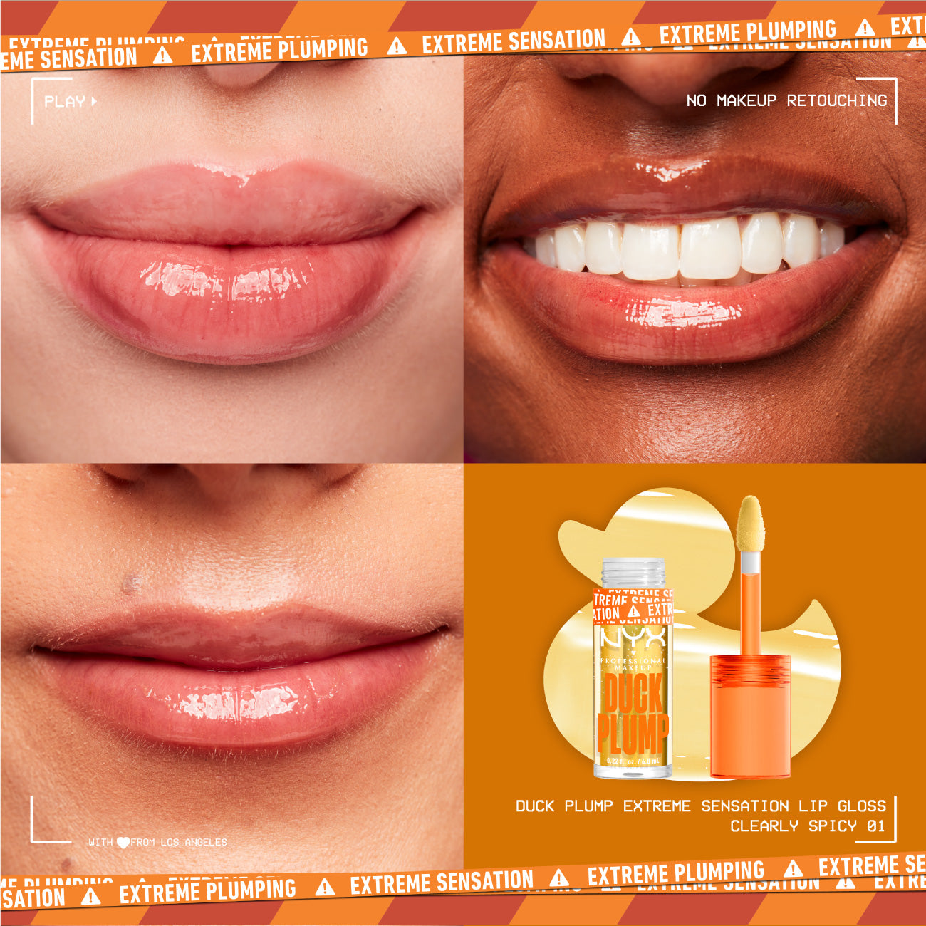 Duck Plump High Pigment Lip Gloss, Lip Plumper Gloss