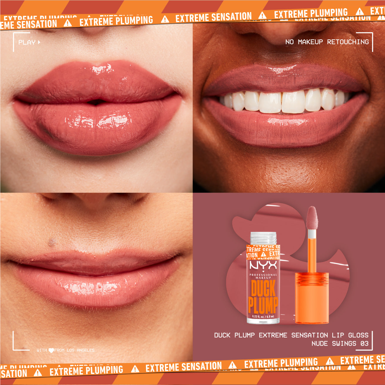 Duck Plump High Pigment Lip Gloss, Lip Plumper Gloss