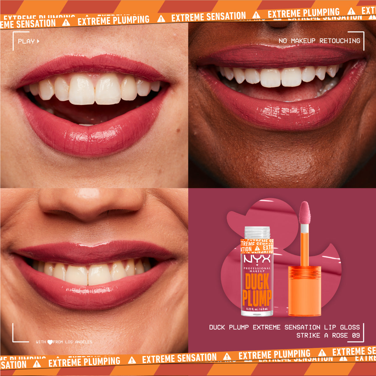 Duck Plump High Pigment Lip Gloss, Lip Plumper Gloss