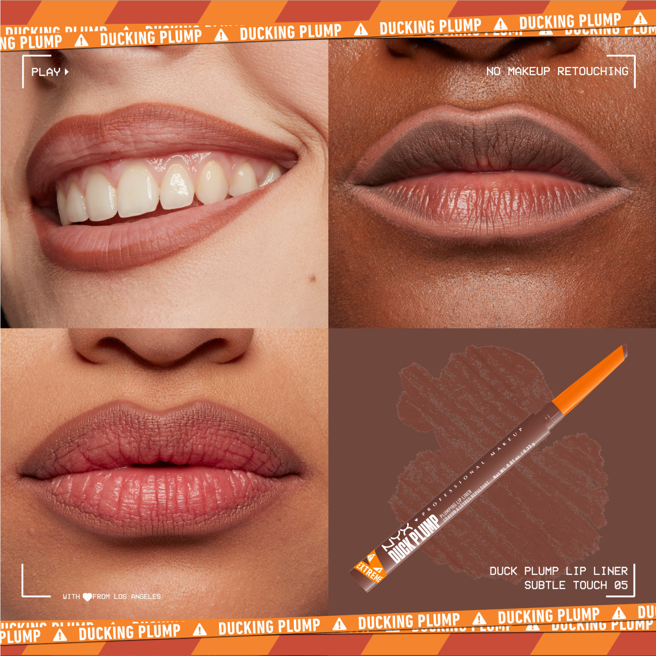 Duck Plump Plumping Lip Liner Up To 10 HR Wear, Matte Finish