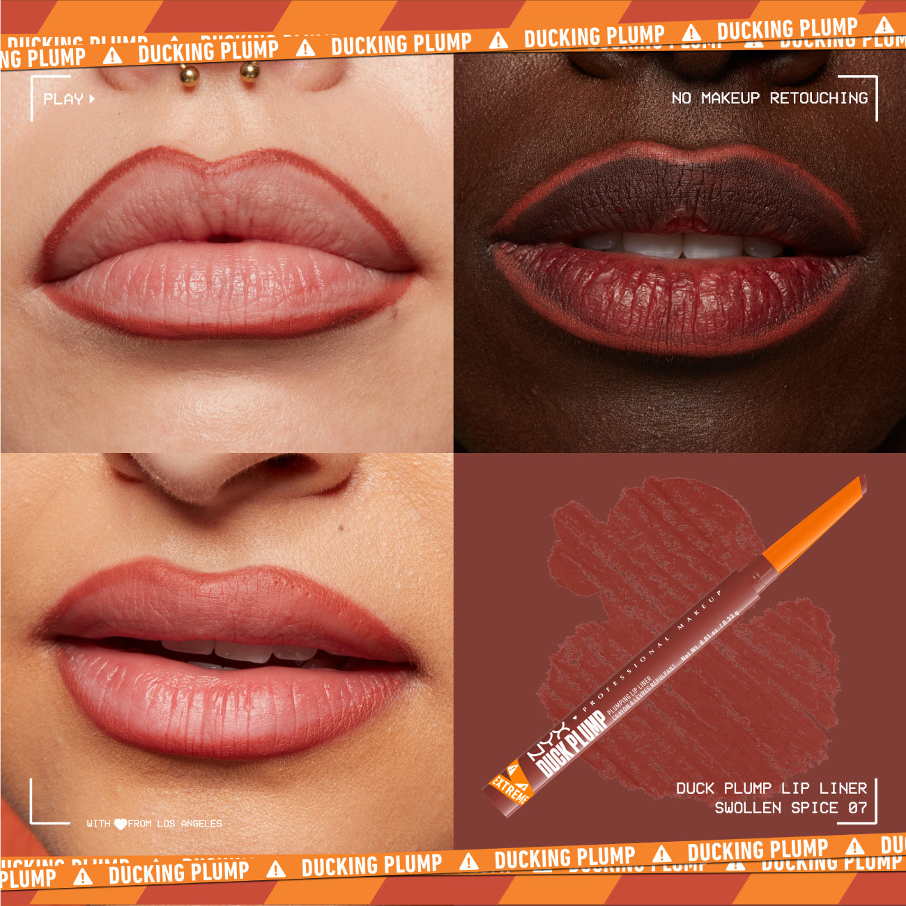 Duck Plump Plumping Lip Liner Up To 10 HR Wear, Matte Finish
