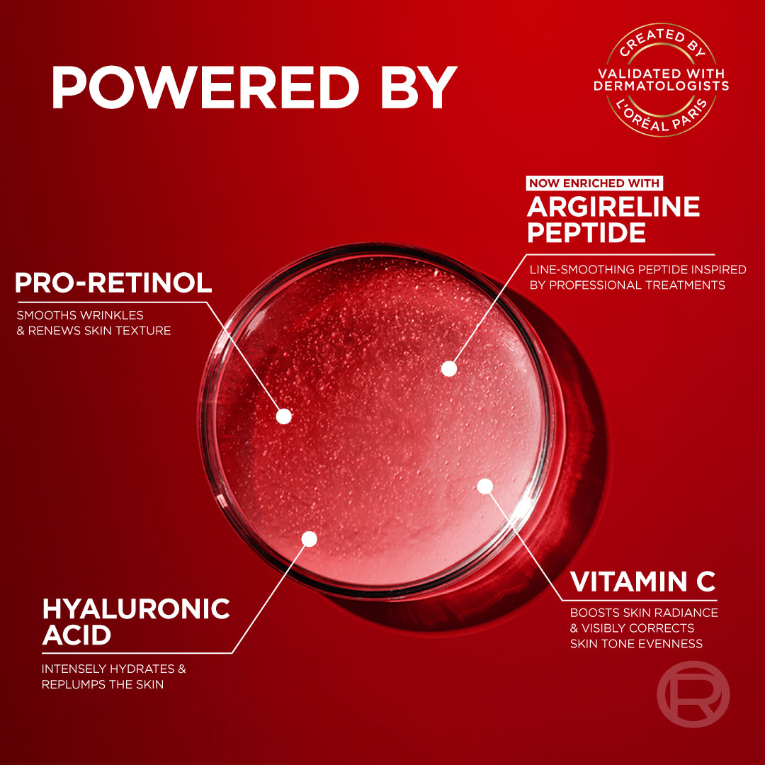 L’Oréal Paris, Revitalift Laser X3 Triple Action Anti-Aging Day Cream, to smooth Wrinkles, firm skin, and Brighten Complexion, SPF 25, 50ml