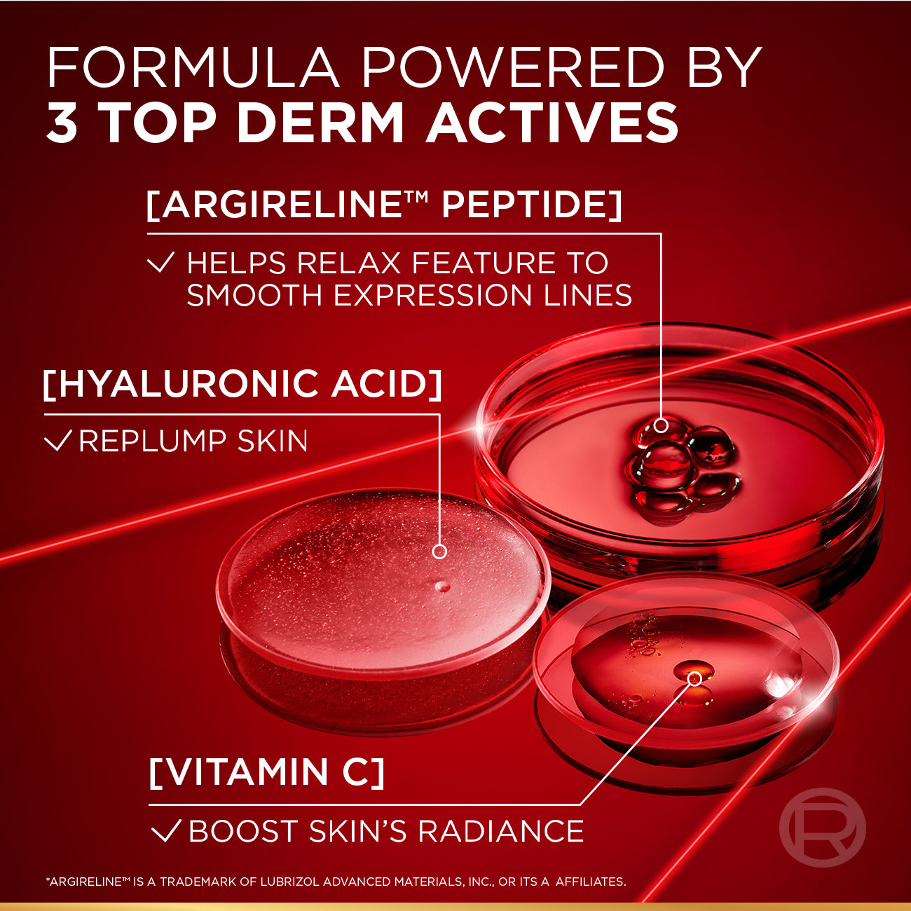 L’Oréal Paris Revitalift Triple Power Age-Correcting™ Serum with Tri-peptides, Hyaluronic Acid, and Vitamin C to Hydrate, Tone, and Firm Skin, 30ml.