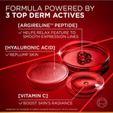 L’Oréal Paris Revitalift Triple Power Age-Correcting™ Serum with Tri-peptides, Hyaluronic Acid, and Vitamin C to Hydrate, Tone, and Firm Skin, 30ml.