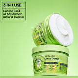 Garnier Ultra Doux Hair Food Kiwi Hydrating Hair Mask for Oily Roots & Dry Hair