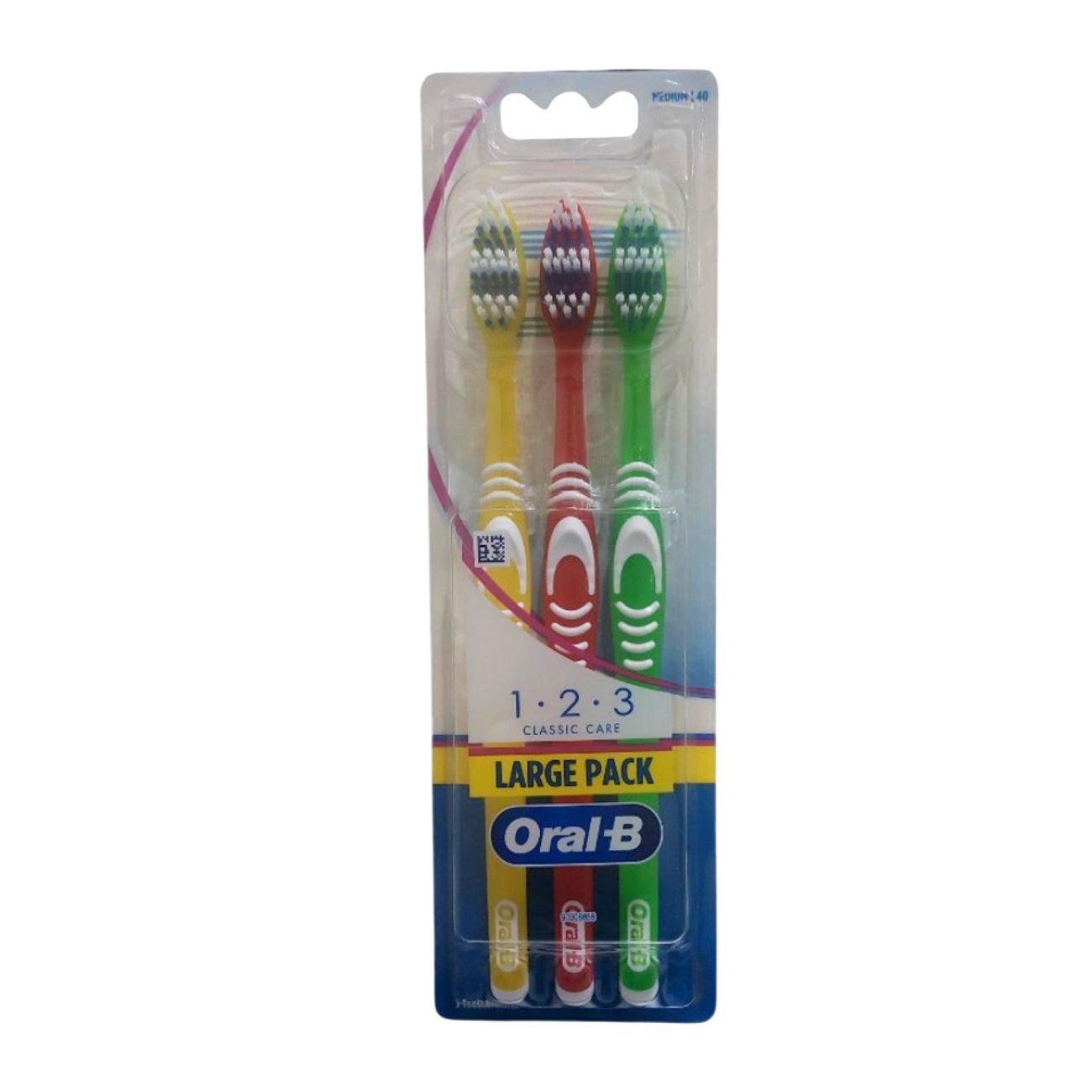 124 Classic -40- Medium Toothbrush (2+1)