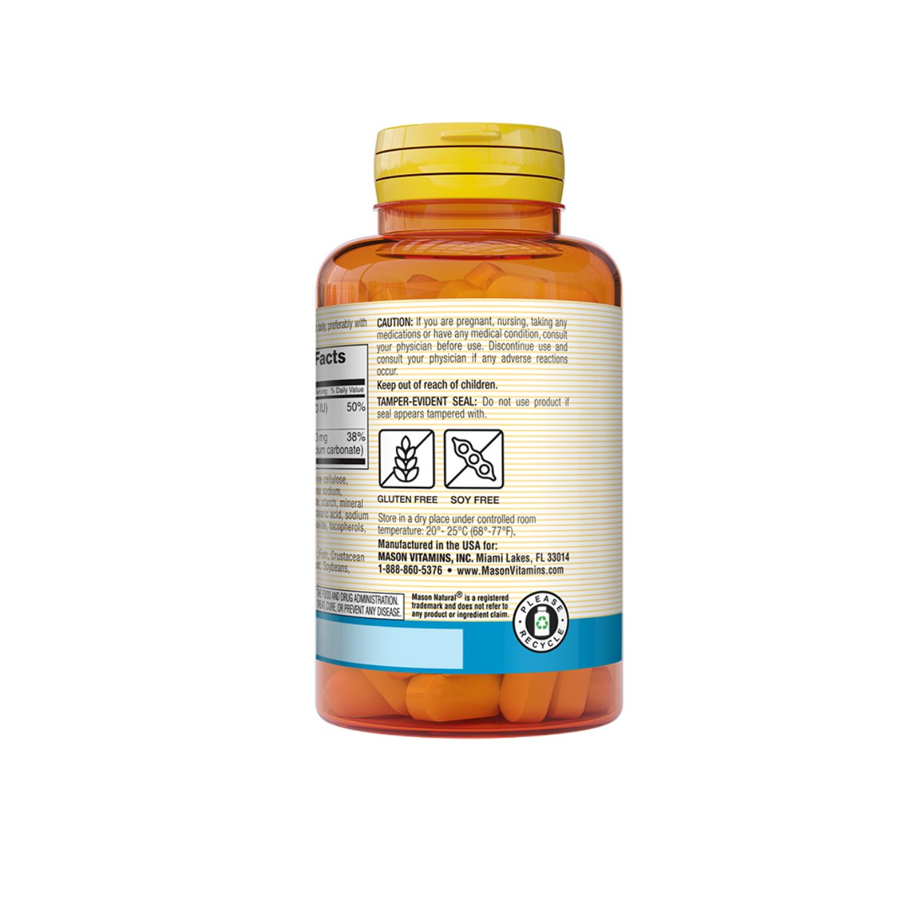 Oyster Shell Caclium 500mg with Vitamin D3