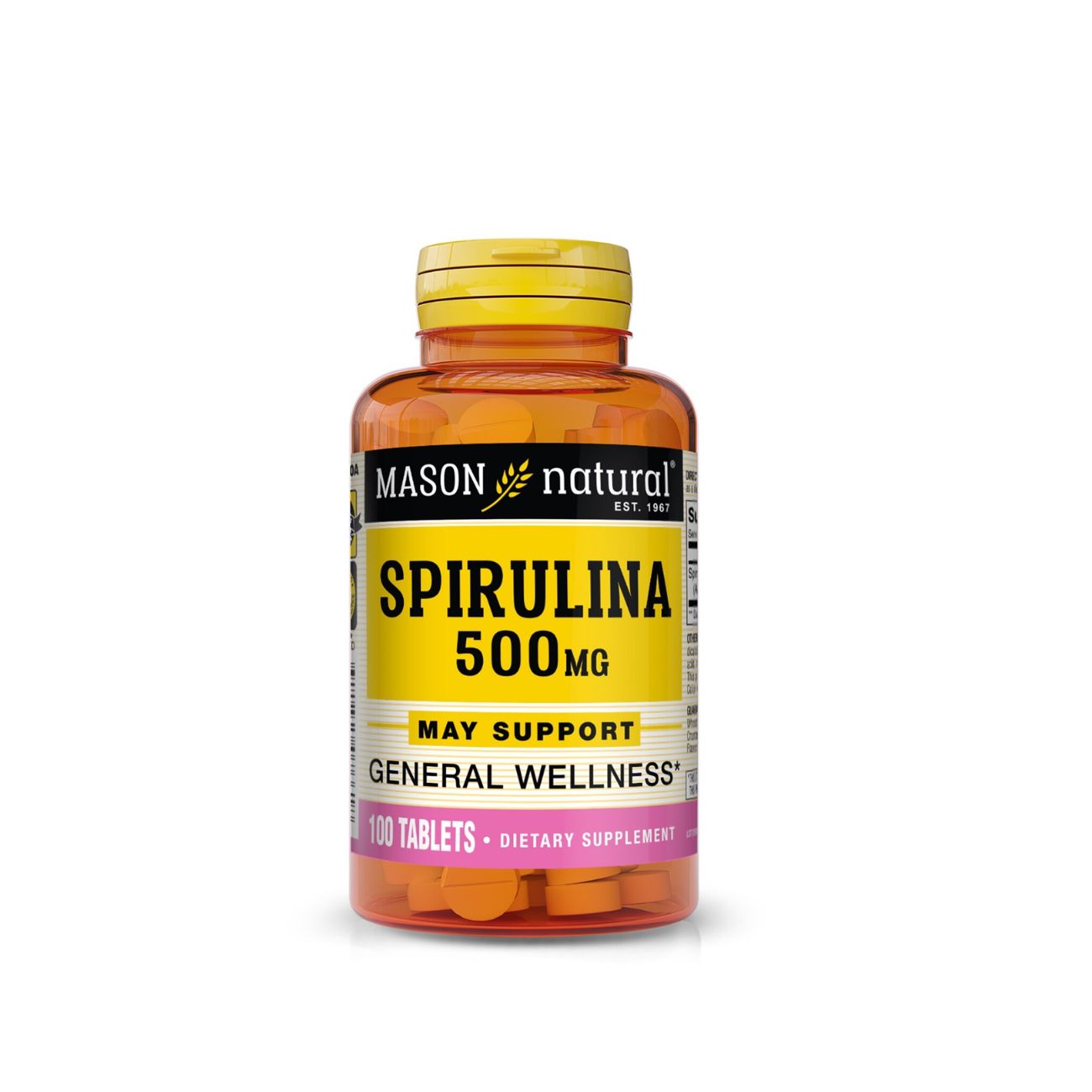 Mason Natural Spirulina 500Mg