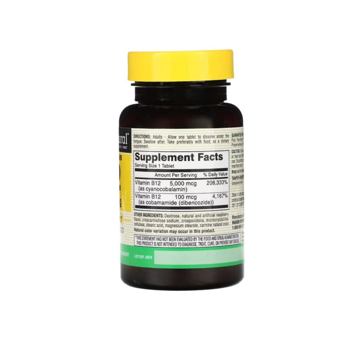 Vitamin B12 5,000mcg Sublingual Tablets