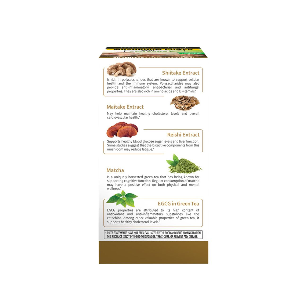 Mushroom Power with EGCG & Matcha
