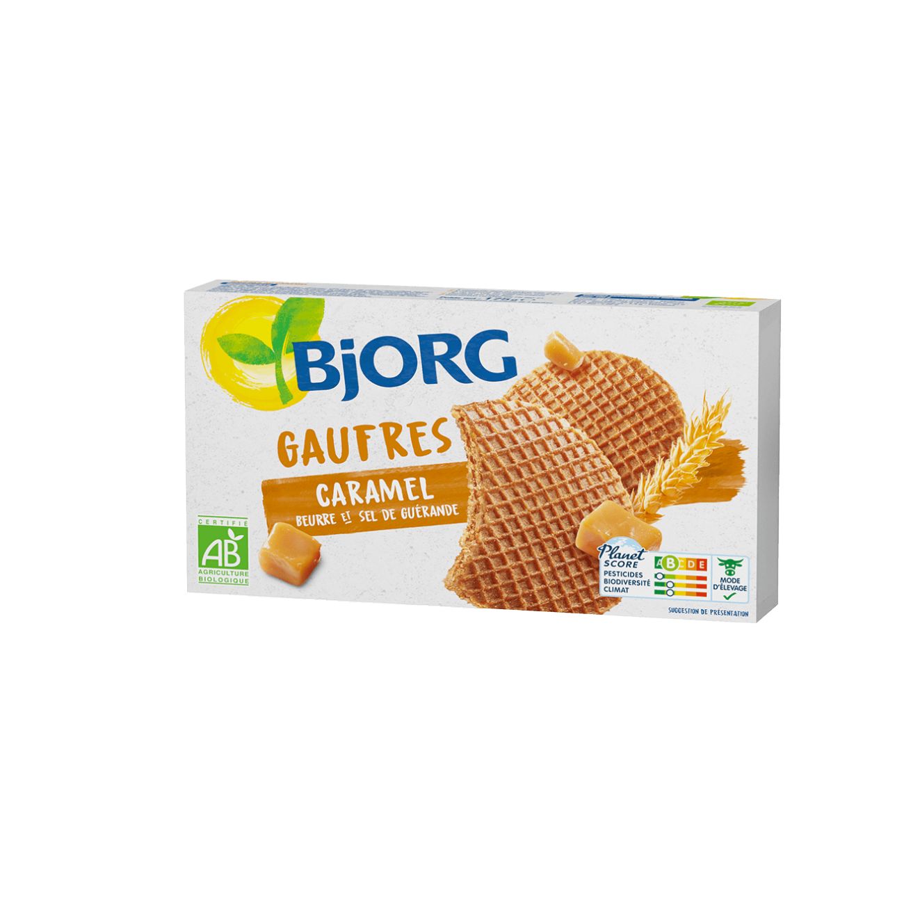 Caramel Waffle Biscuit