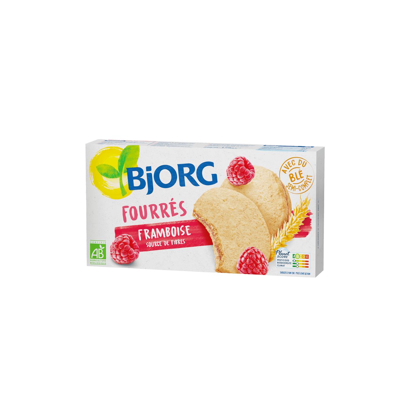 Organic Raspberry Filled Biscuit