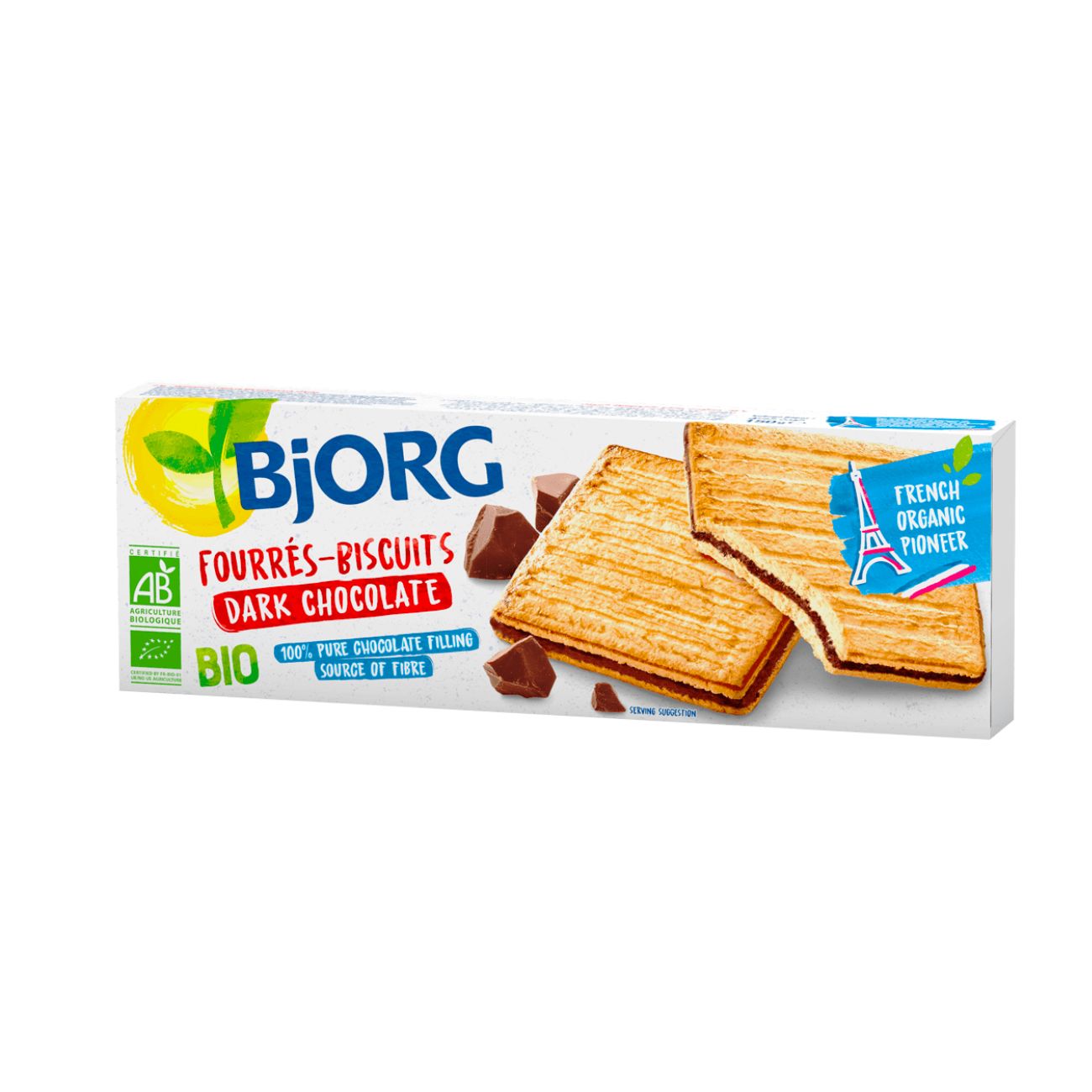 Organic Dark Chocolate Filled Biscuit