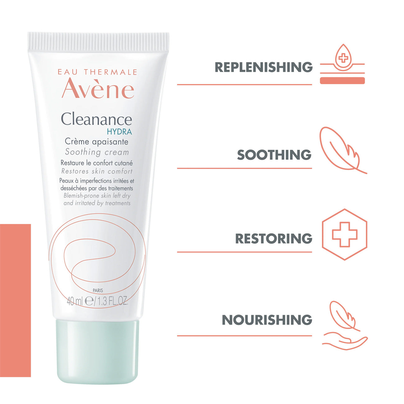 Cleanance Hydra Soothing Cream - Blemish-Prone Skin Left Dry and Irritated by Treatments