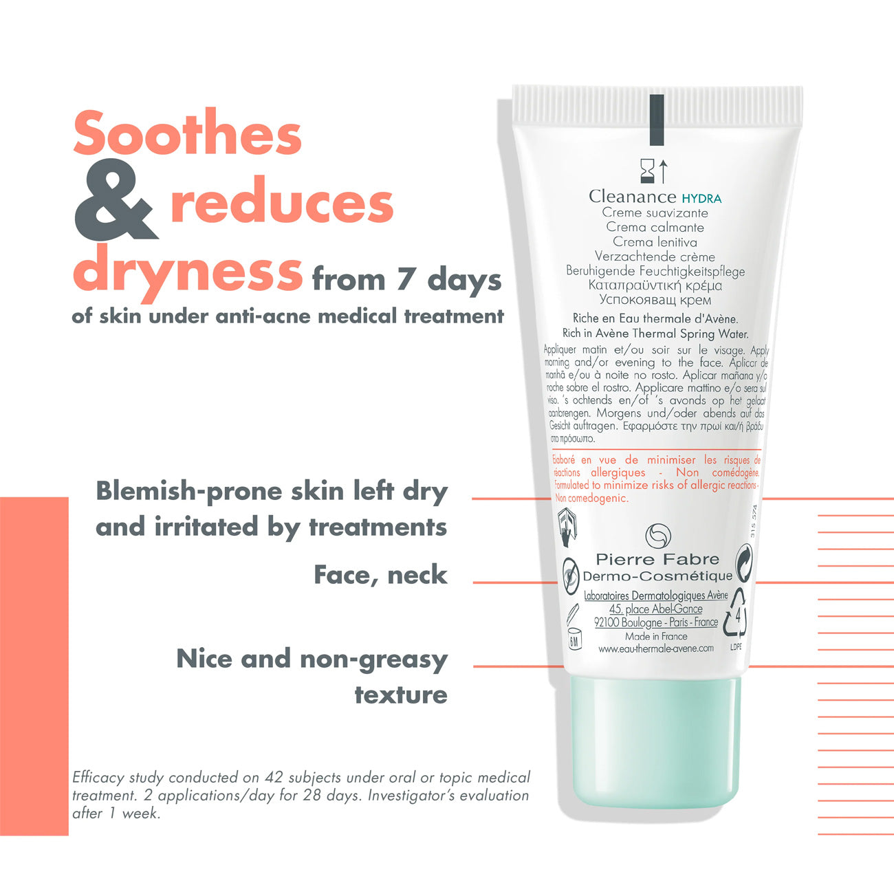 Cleanance Hydra Soothing Cream - Blemish-Prone Skin Left Dry and Irritated by Treatments