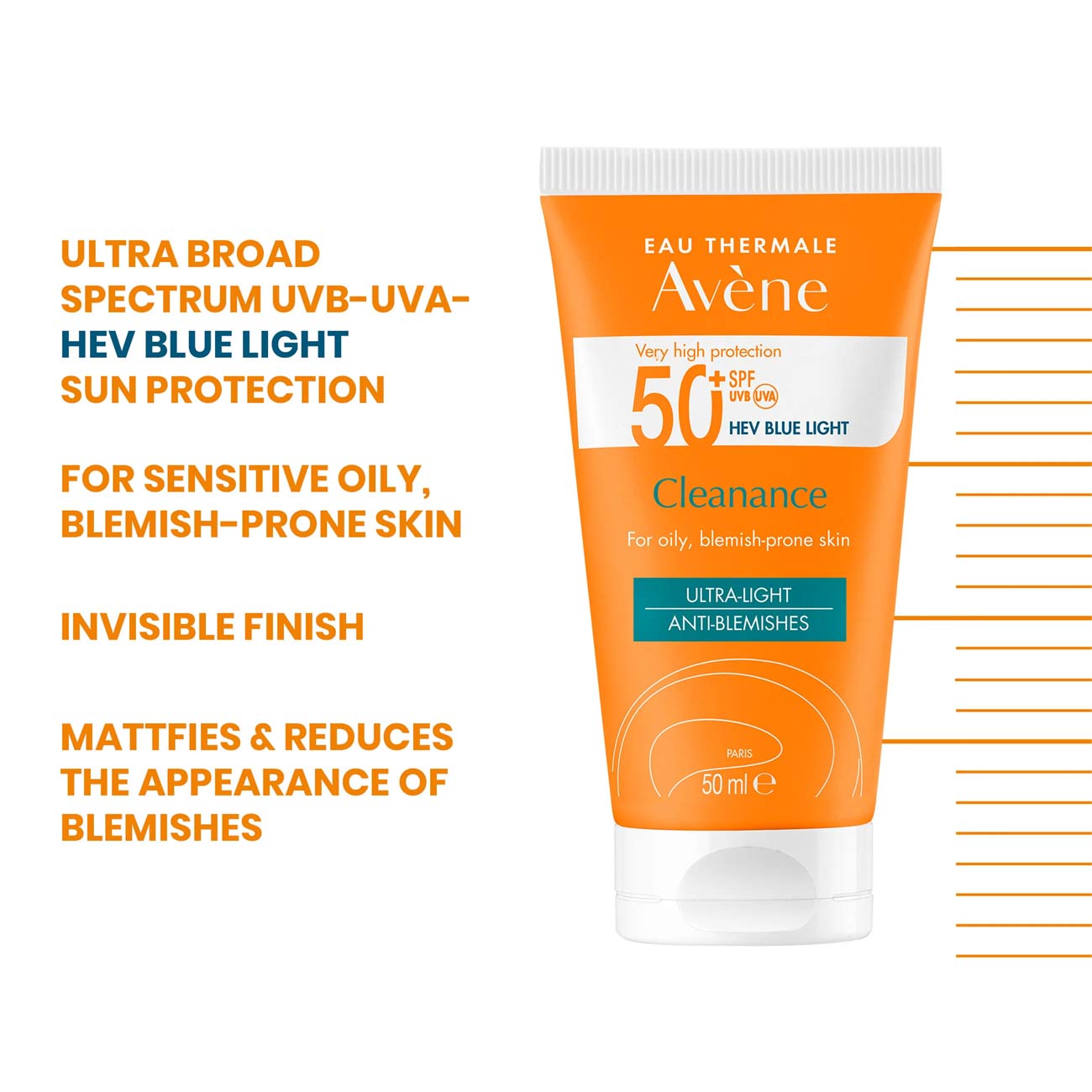 Cleanance Sunscreen Very High Protection SPF50+ - Oily Blemish-Prone Skin
