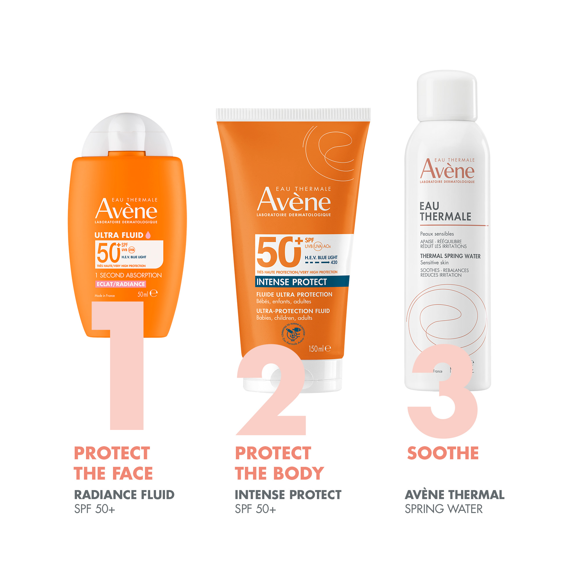 Ultra fluid Eclat Radiance SPF50+ Sunscreen 50ml | Ultra Light Hydrating Micropigments Tinted Sunscreen