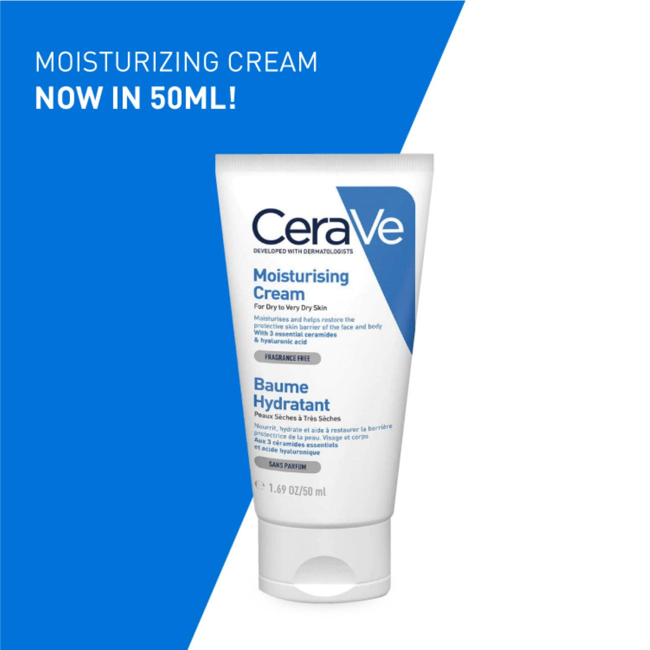 Moisturizing Cream for Dry Skin with Hyaluronic Acid