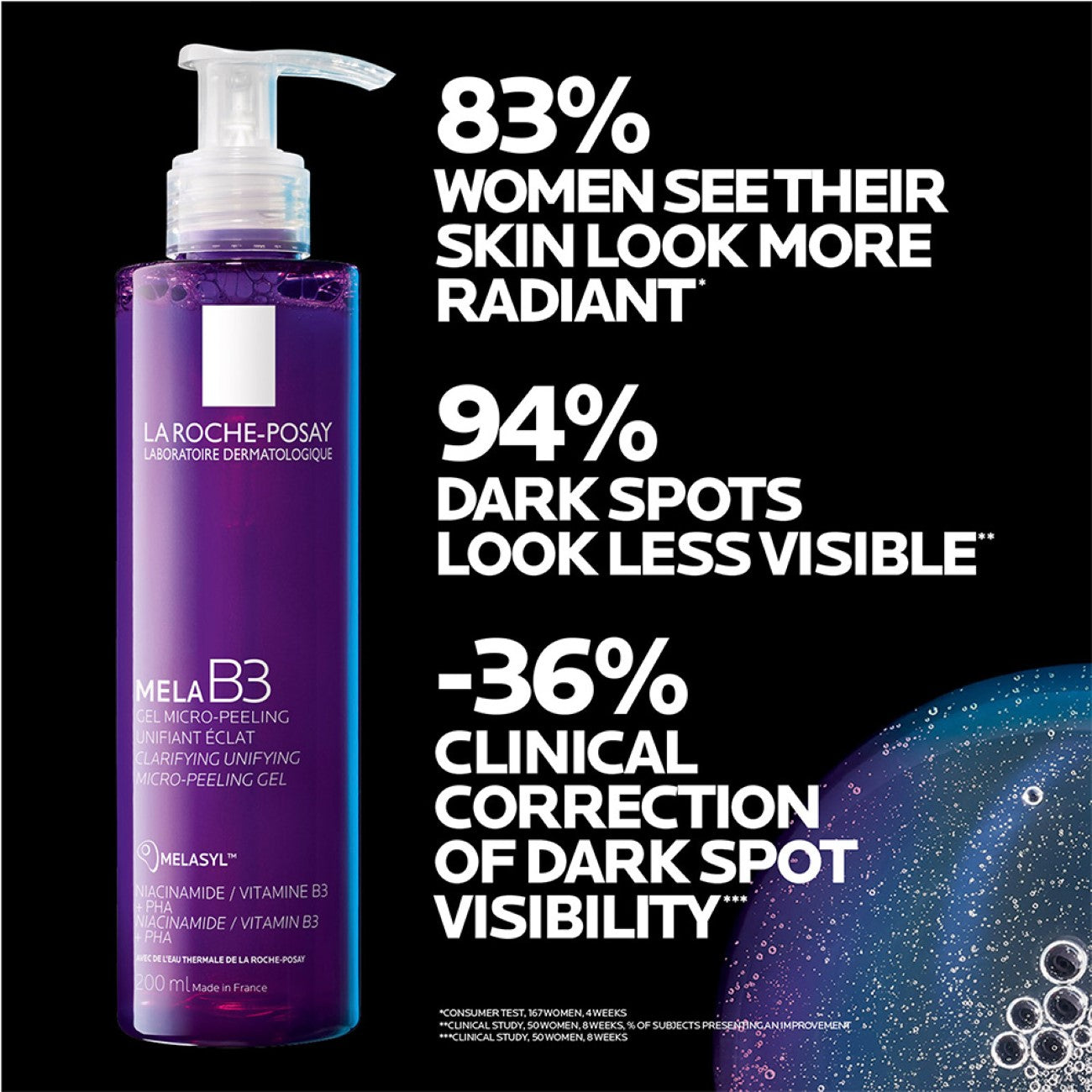 La Roche-Posay Mela B3 Anti-Dark Spots Cleanser With Niacinamide - For All Skin Types