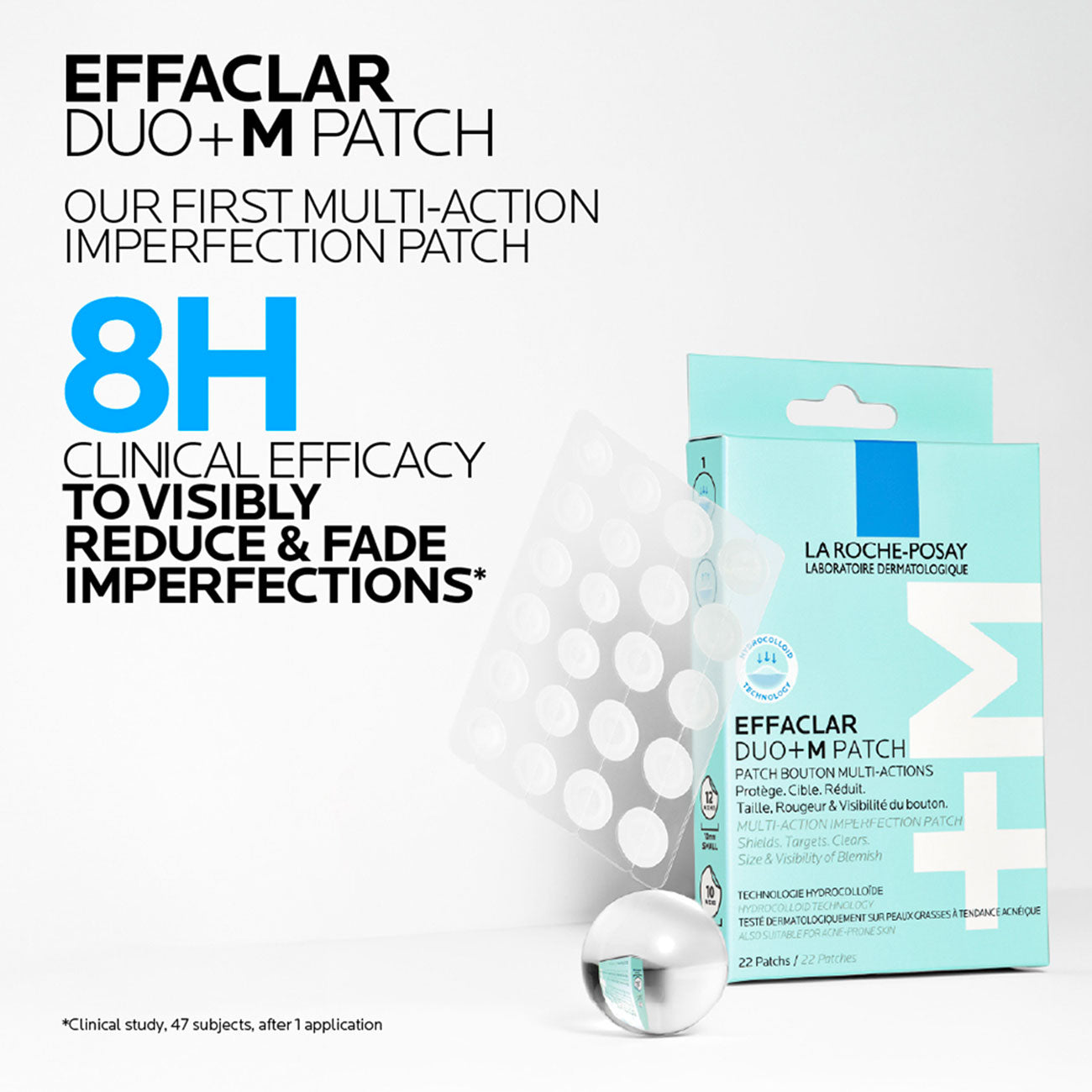 Effaclar Duo+M 3H Spot Patches for Acne Prone Skin
