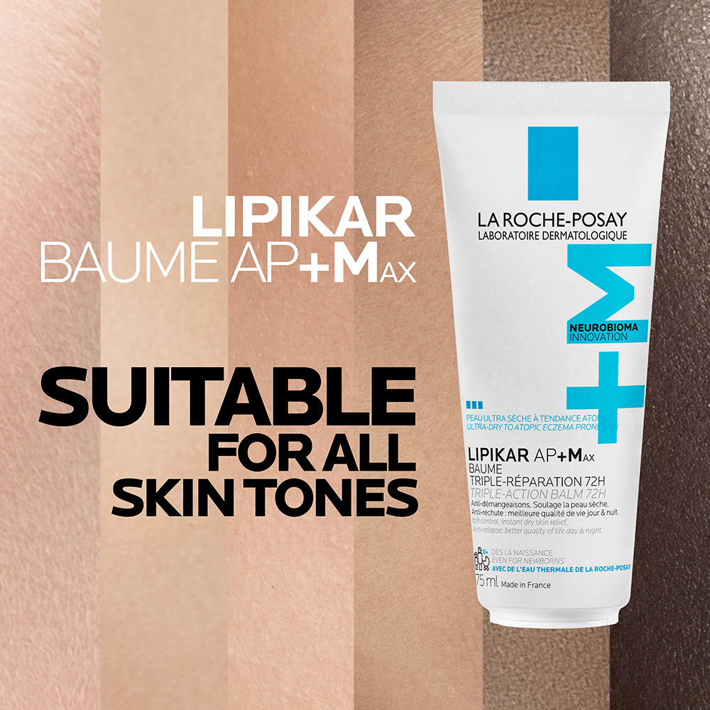 Lipikar Balm AP+Max Triple-Action Balm with Neurobioma for Ultra-Dry to Atopic Eczema-Prone Skin