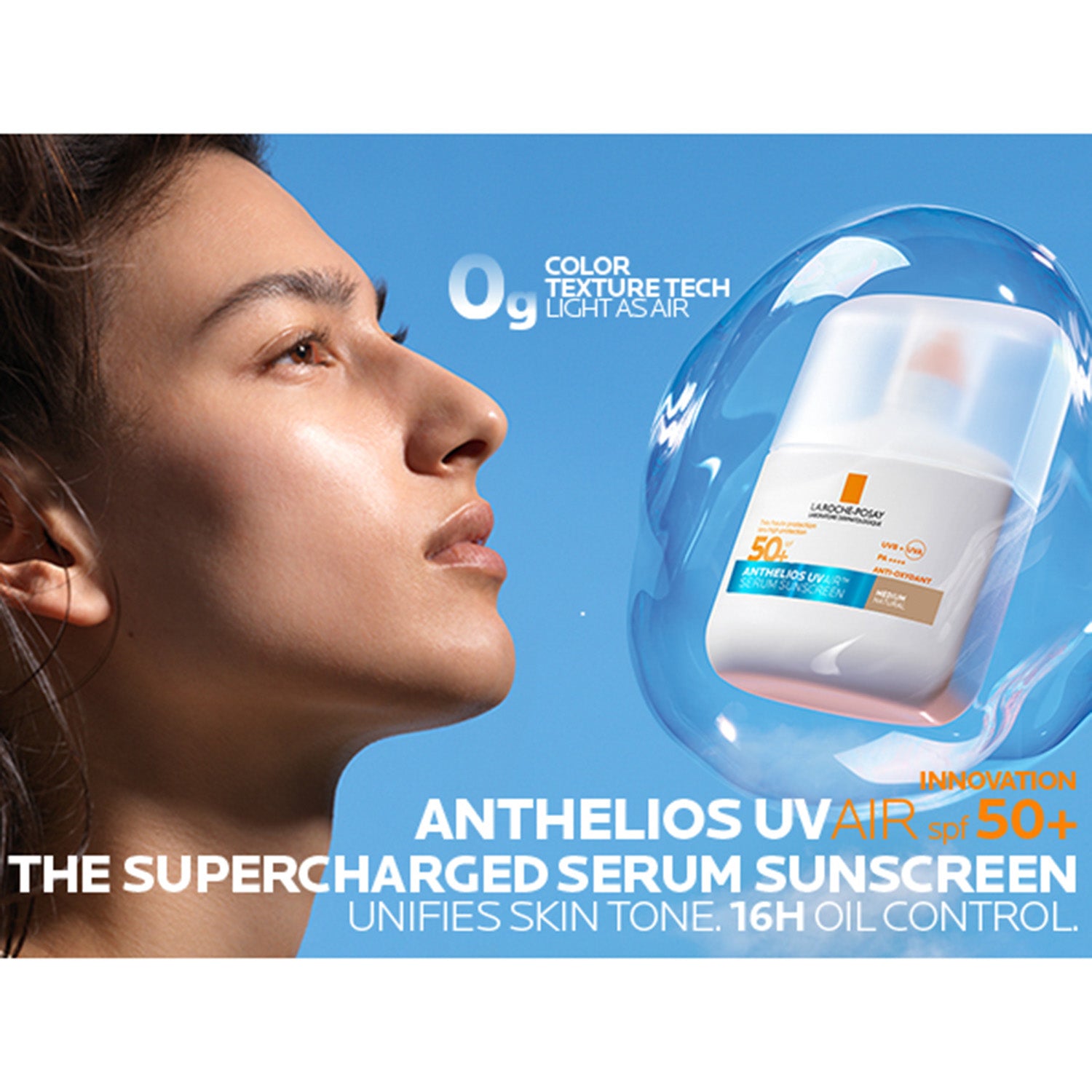 La Roche Posay UV Air Serum Sunscreen Tinted Natural 50ml