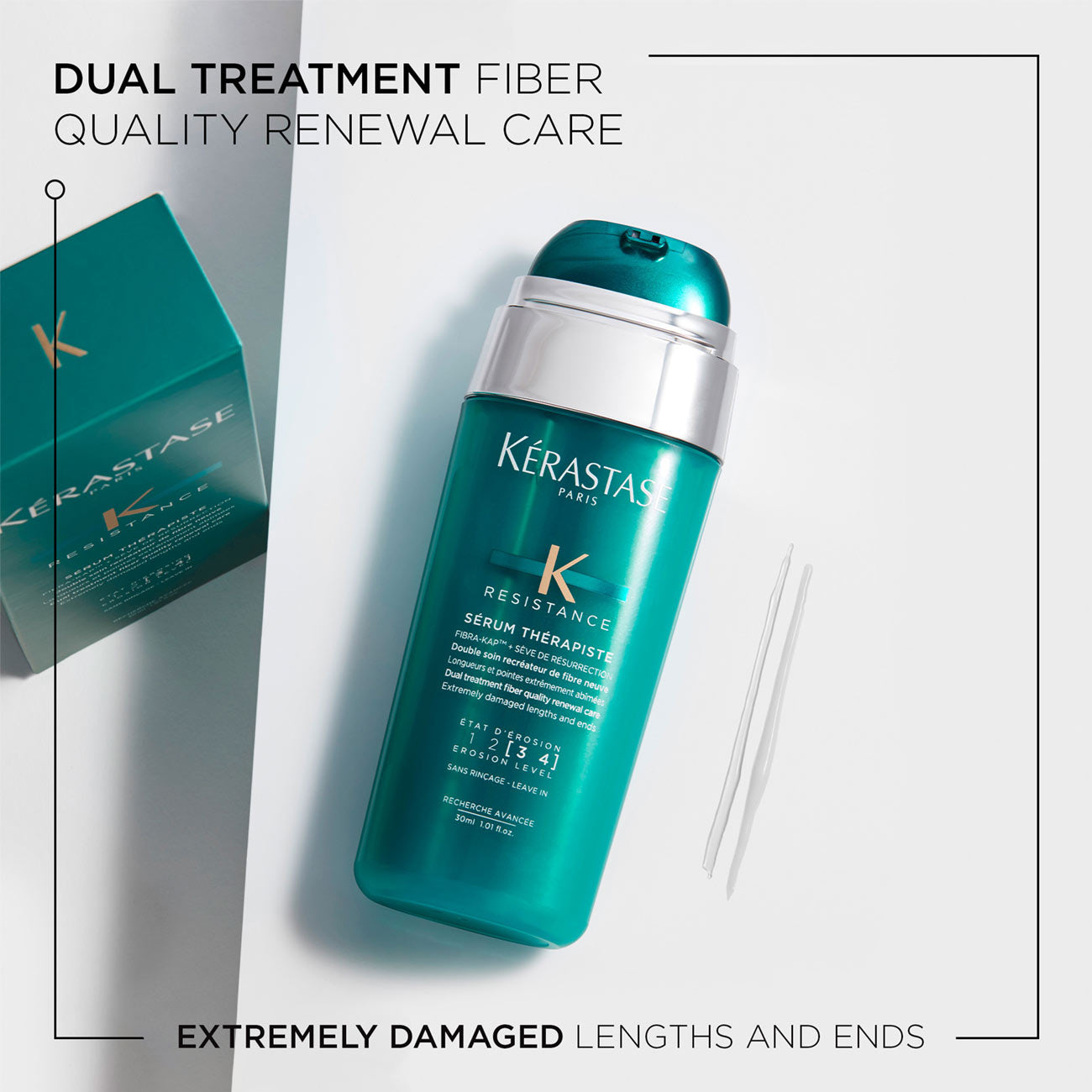 Resistance Sérum Thérapiste Dual Treatment Fiber Quality Renewal Care - Extremely Damaged Lengths and Ends