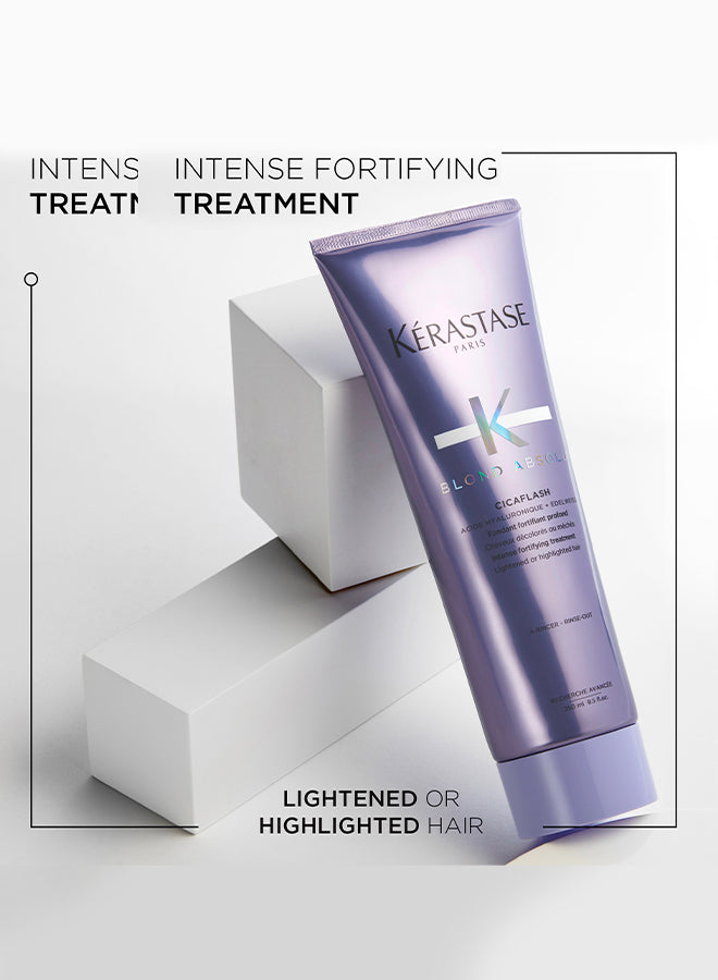 Blond Absolu Cicaflash Intense Fortifying Treatment - Lightened or Highlighted Hair - Rinse Out