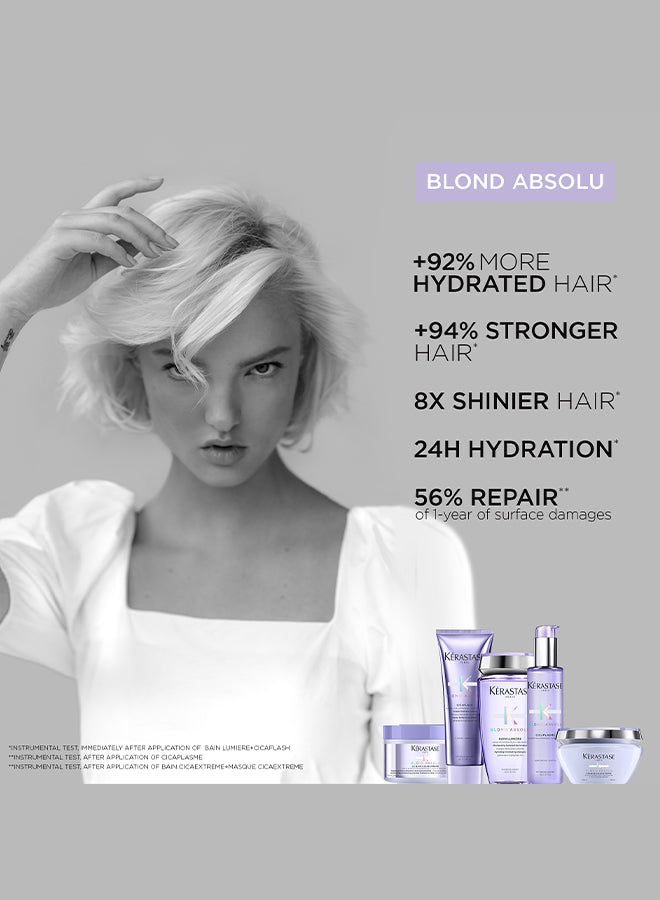 Blond Absolu Cicaflash Intense Fortifying Treatment - Lightened or Highlighted Hair - Rinse Out