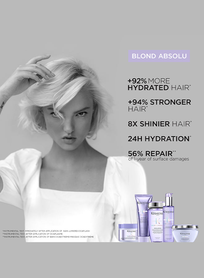 Blond Absolu Cicaplasme - Universal Fortifying Heat-Protecting Serum - Lightened or Highlighted Hair