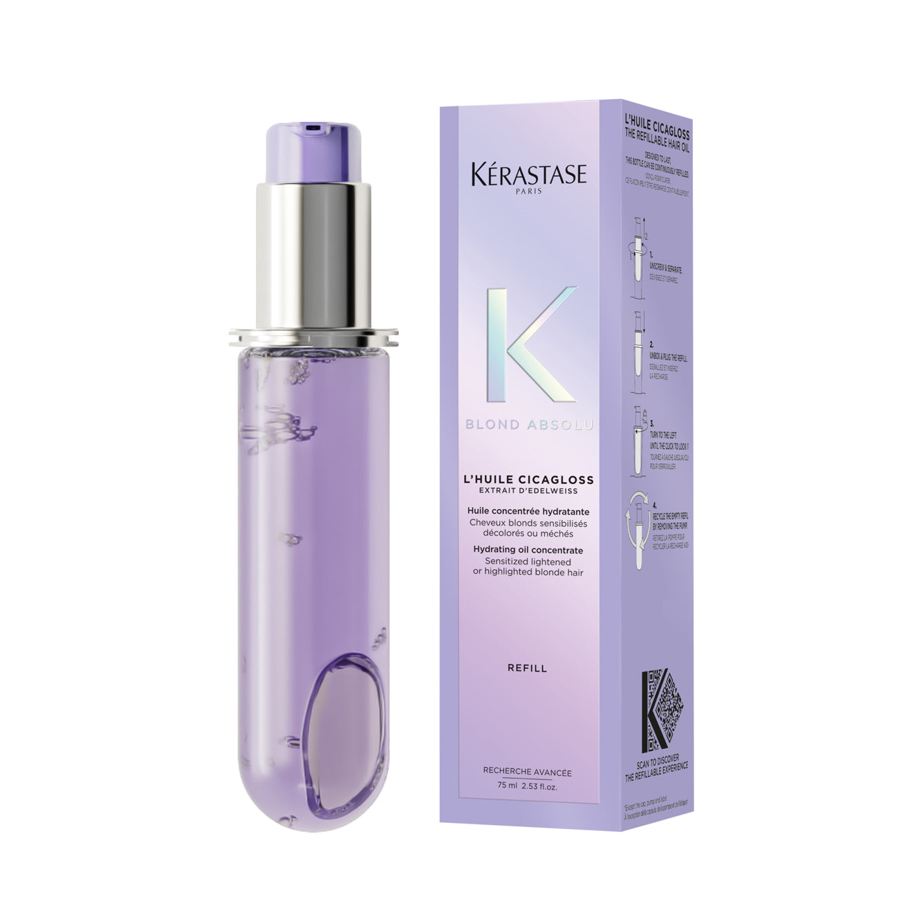 Blond Absolu L'Huile Cicagloss Hydrating Oil Concentrate Refill