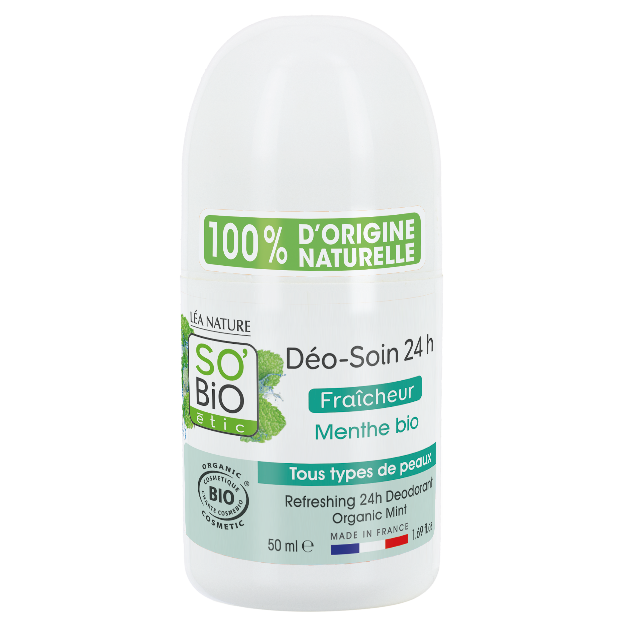 Deodorant 24H - Organic Mint