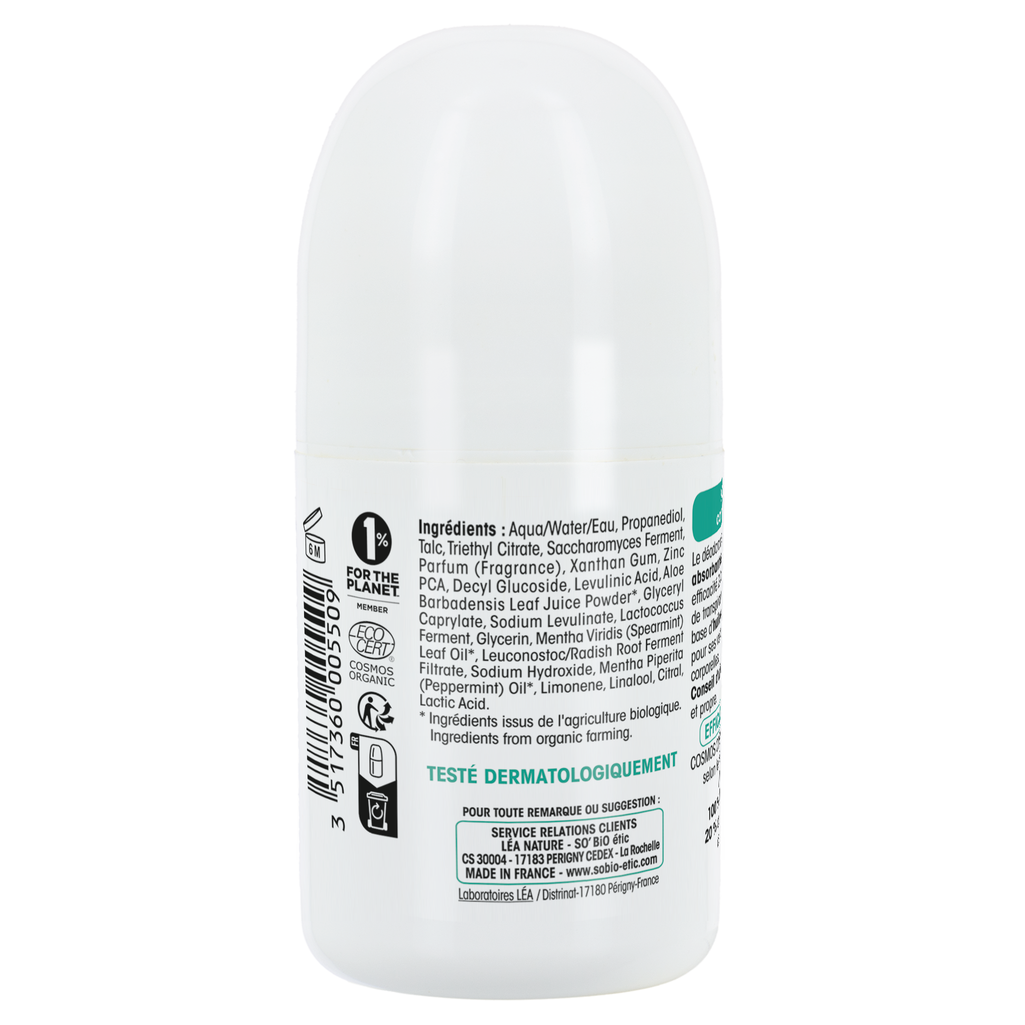 Deodorant 24H - Organic Mint