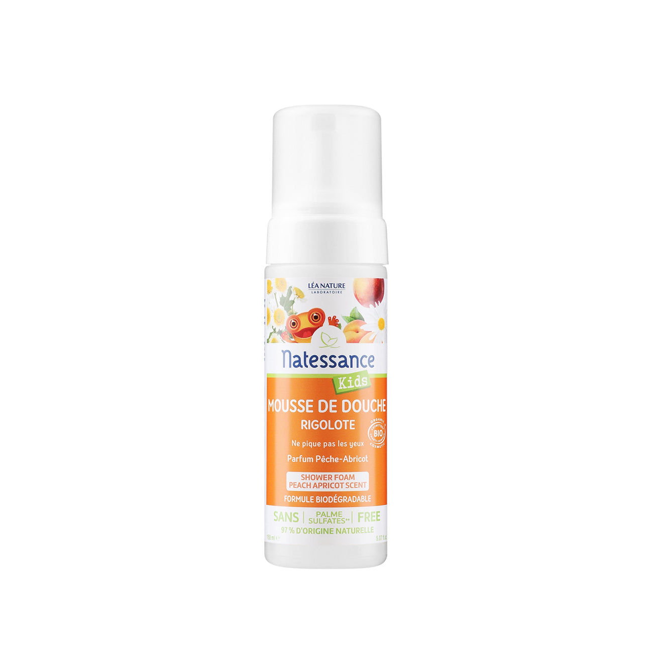 Kids Shower Foam - Peach Apricot Scent