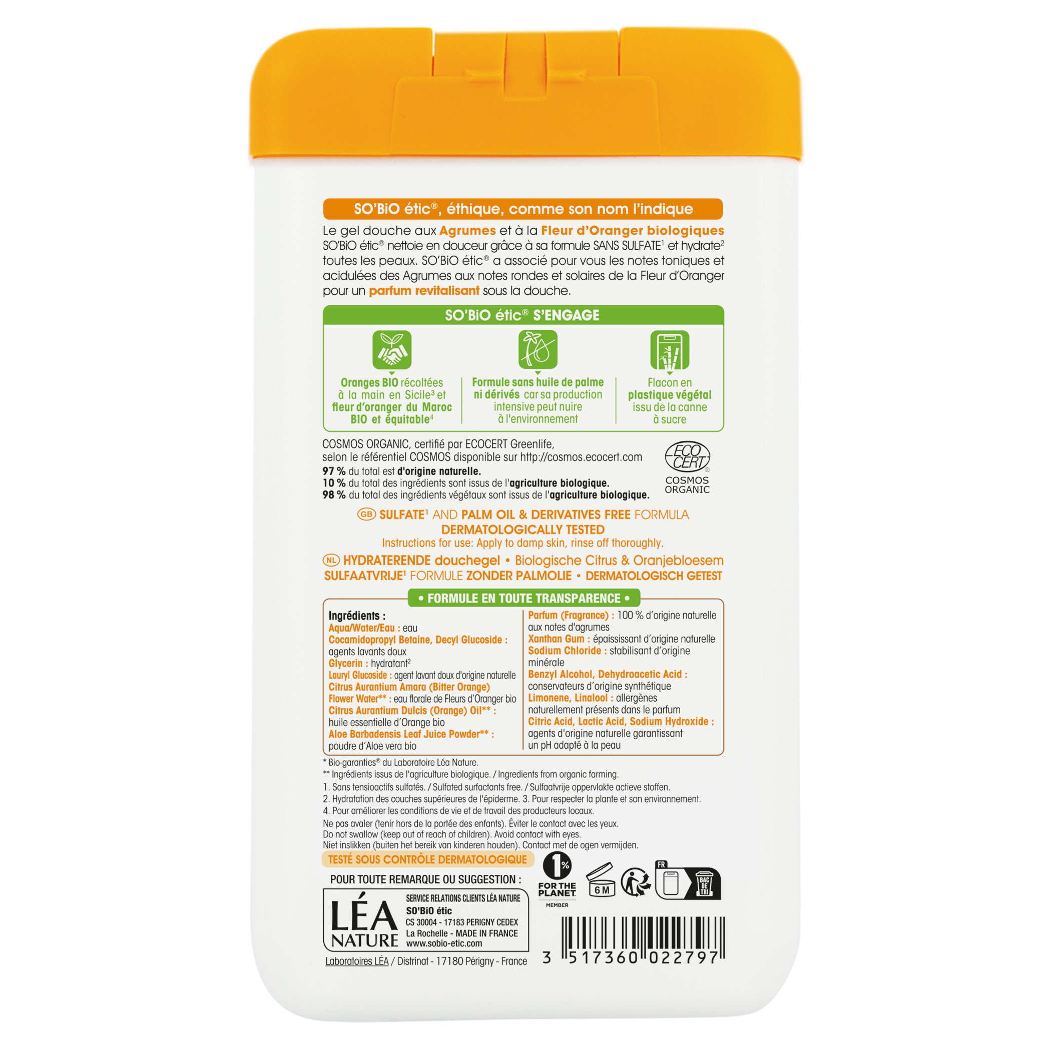 Citrus & Orange Blossom Shower Gel