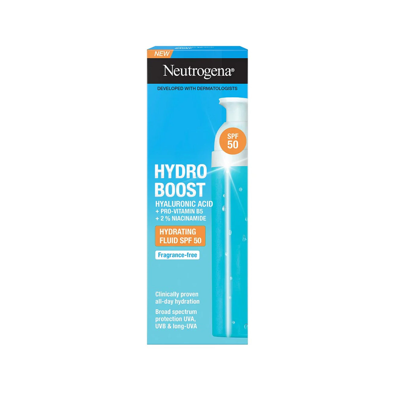 Hydro Boost Hydrating Sun Fluid SPF 50 Lightweight